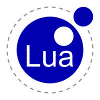 Flat Lua logo